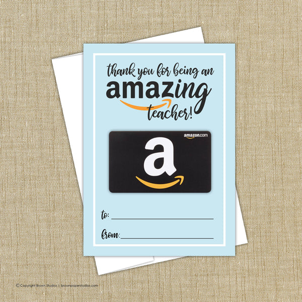 amazon-teacher-gift-card-holder-brown-paper-studios for Free Printable Amazon Gift Card Holder Amazon Teacher Gift Card Holder - Brown Paper Studios for Free Printable Amazon Gift Card Holder