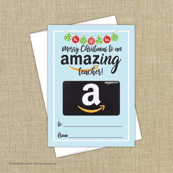 Amazon Christmas Gift Card Holder - Brown Paper Studios amazon-christmas-gift-card-holder-brown-paper-studios