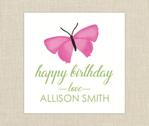 Butterfly Gift Labels