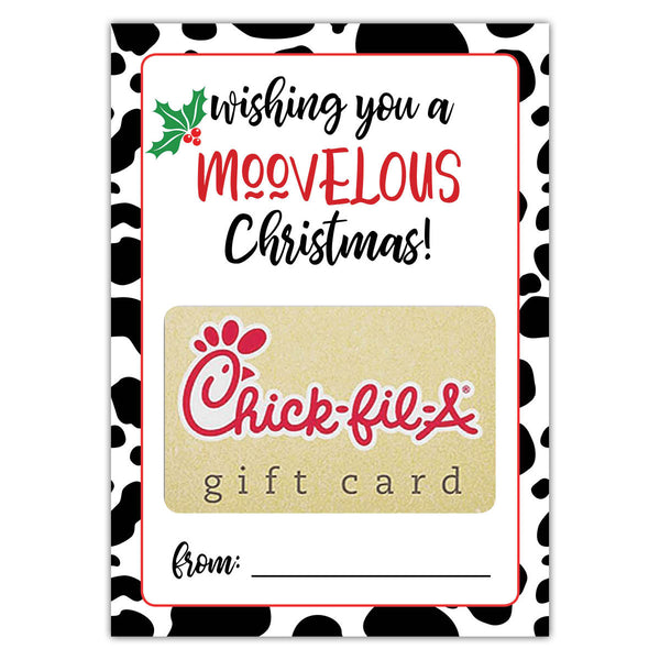 Chick-fil-A Gift Card Holder - Brown Paper Studios