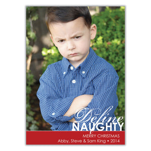 Define Naughty Christmas Card