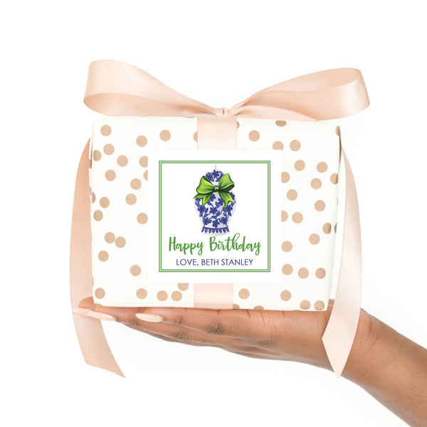 Happy Girl Birthday Gift Wrap