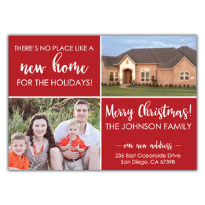 Moving Announcement Christmas Card