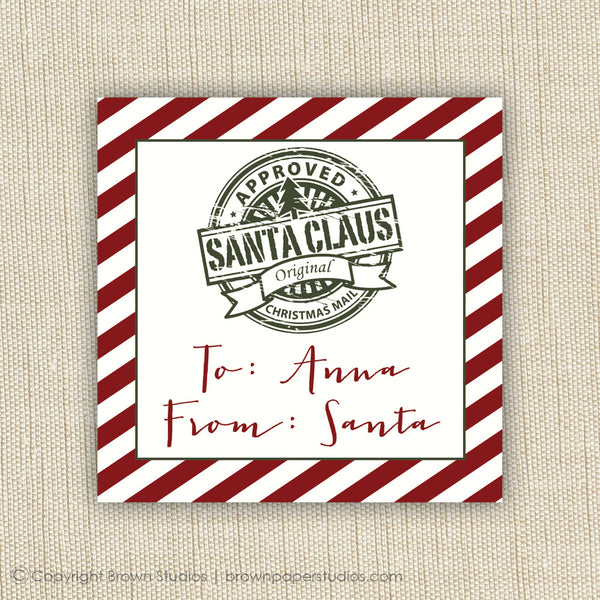 Santa Gift Labels - Brown Paper Studios
