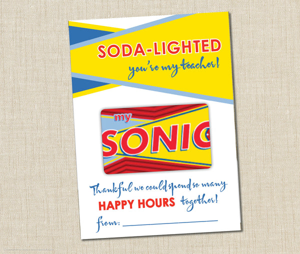 Sonic Gift Card Holder Instant Download Sonic Gift Card Holder Instant Download