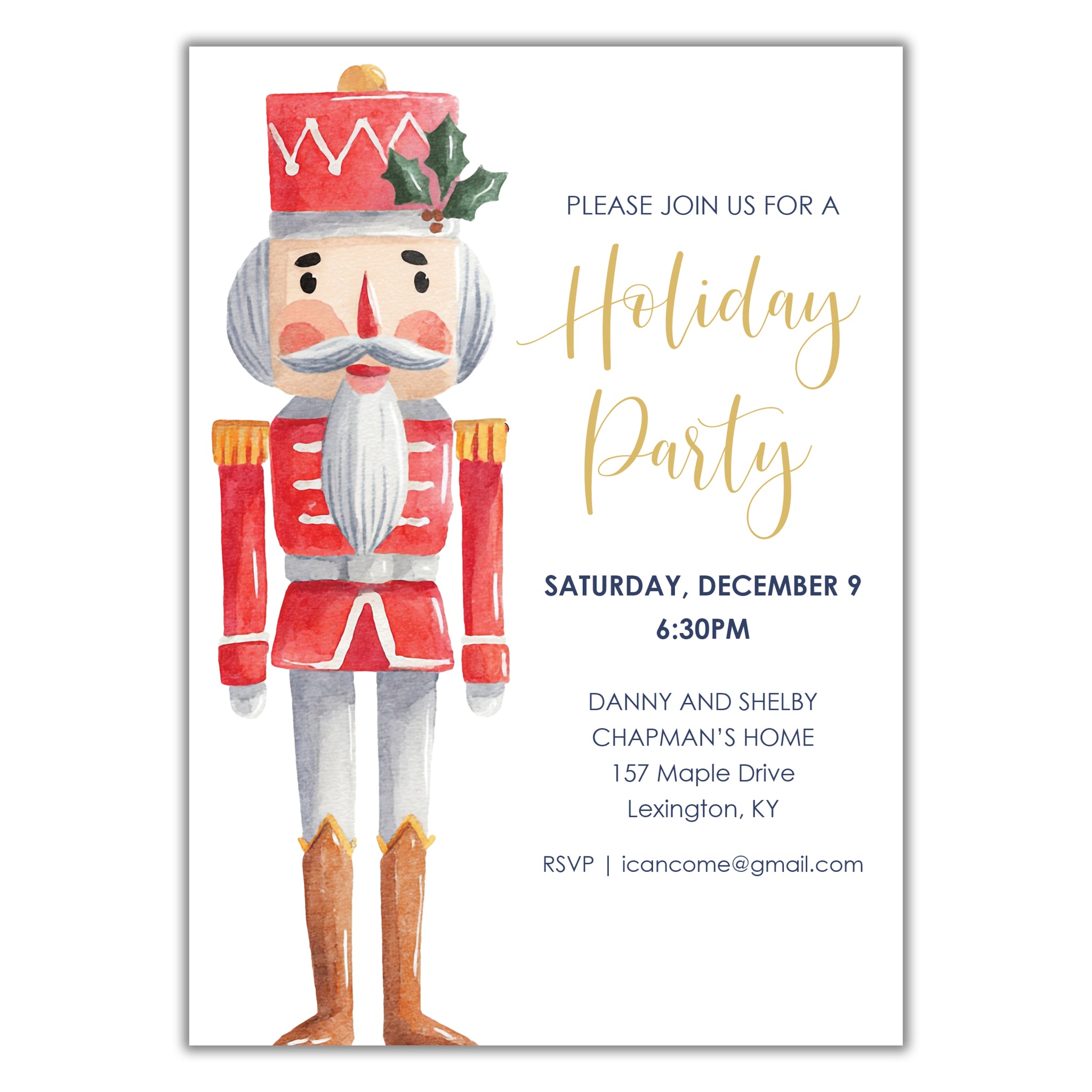 Nutcracker holiday party