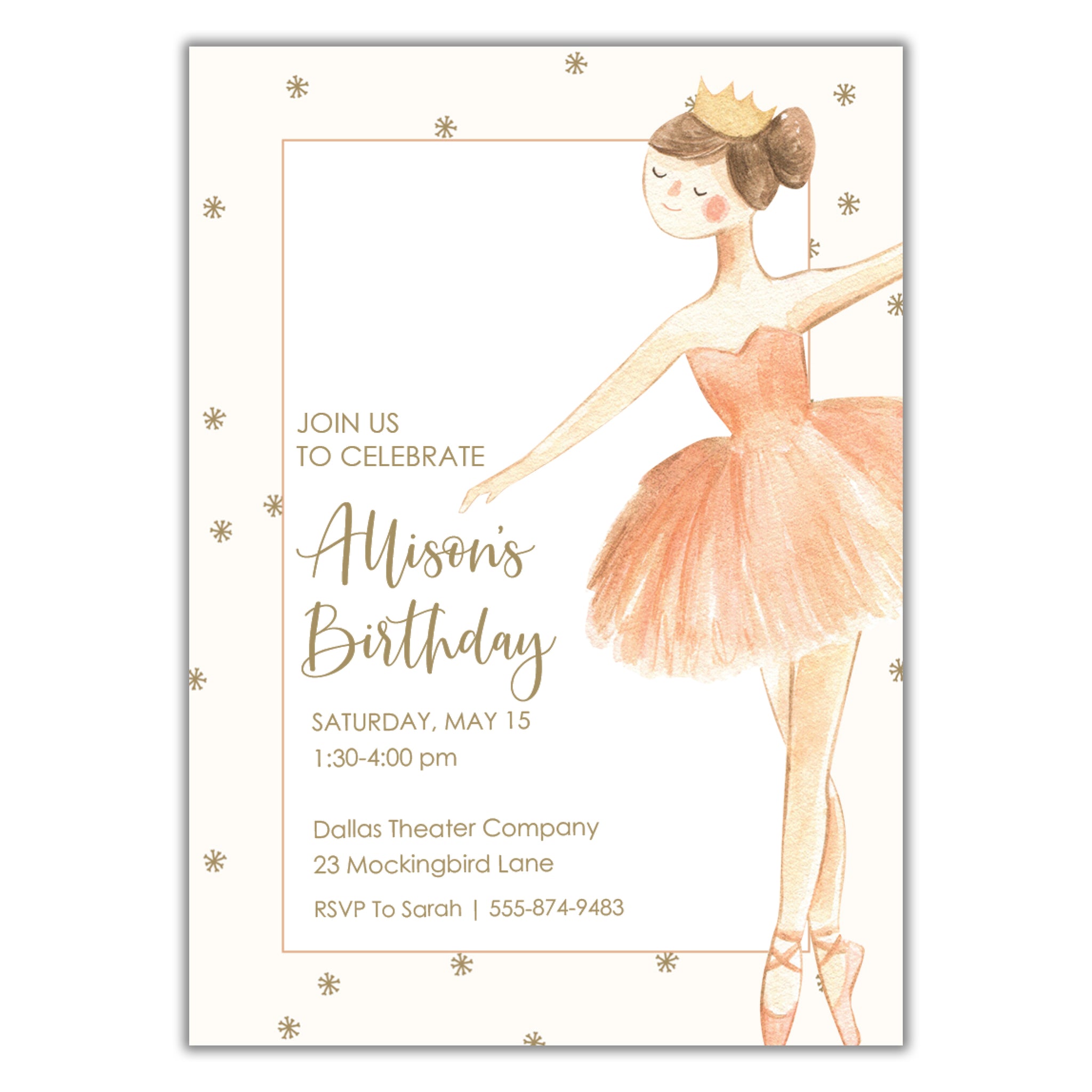 Ballerina Birthday Party