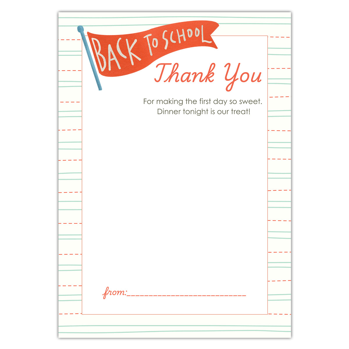 Back to school gift card holder