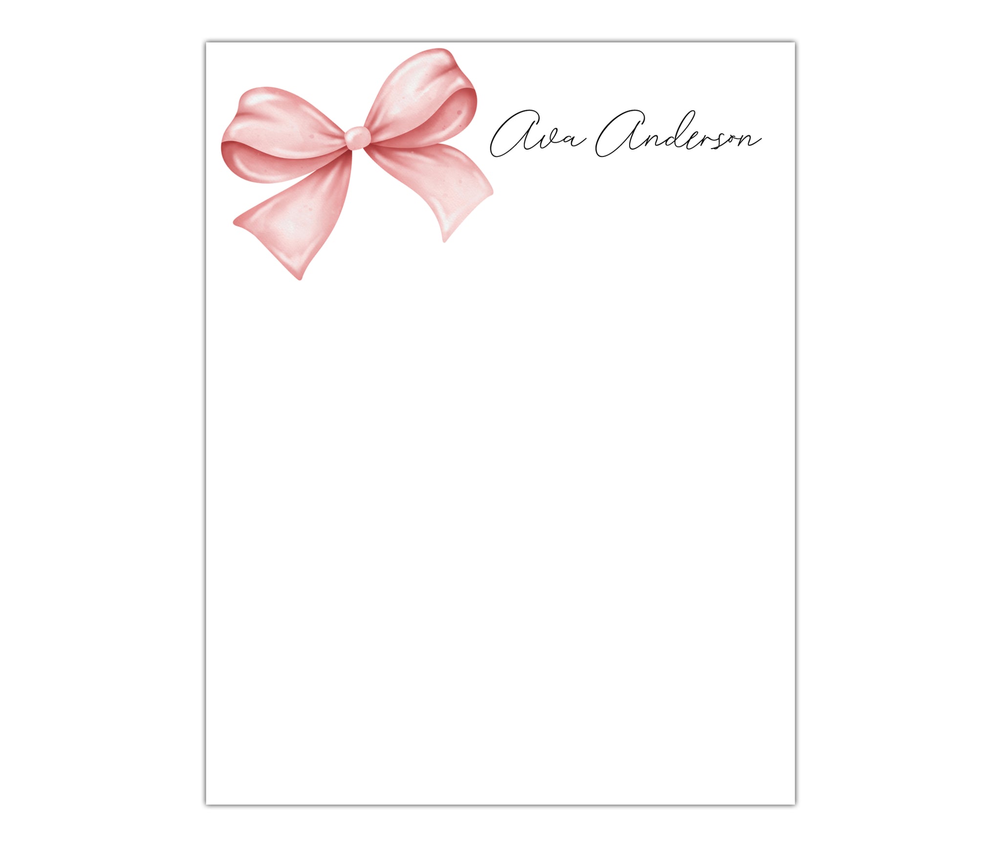 Beautiful Bow Stationery