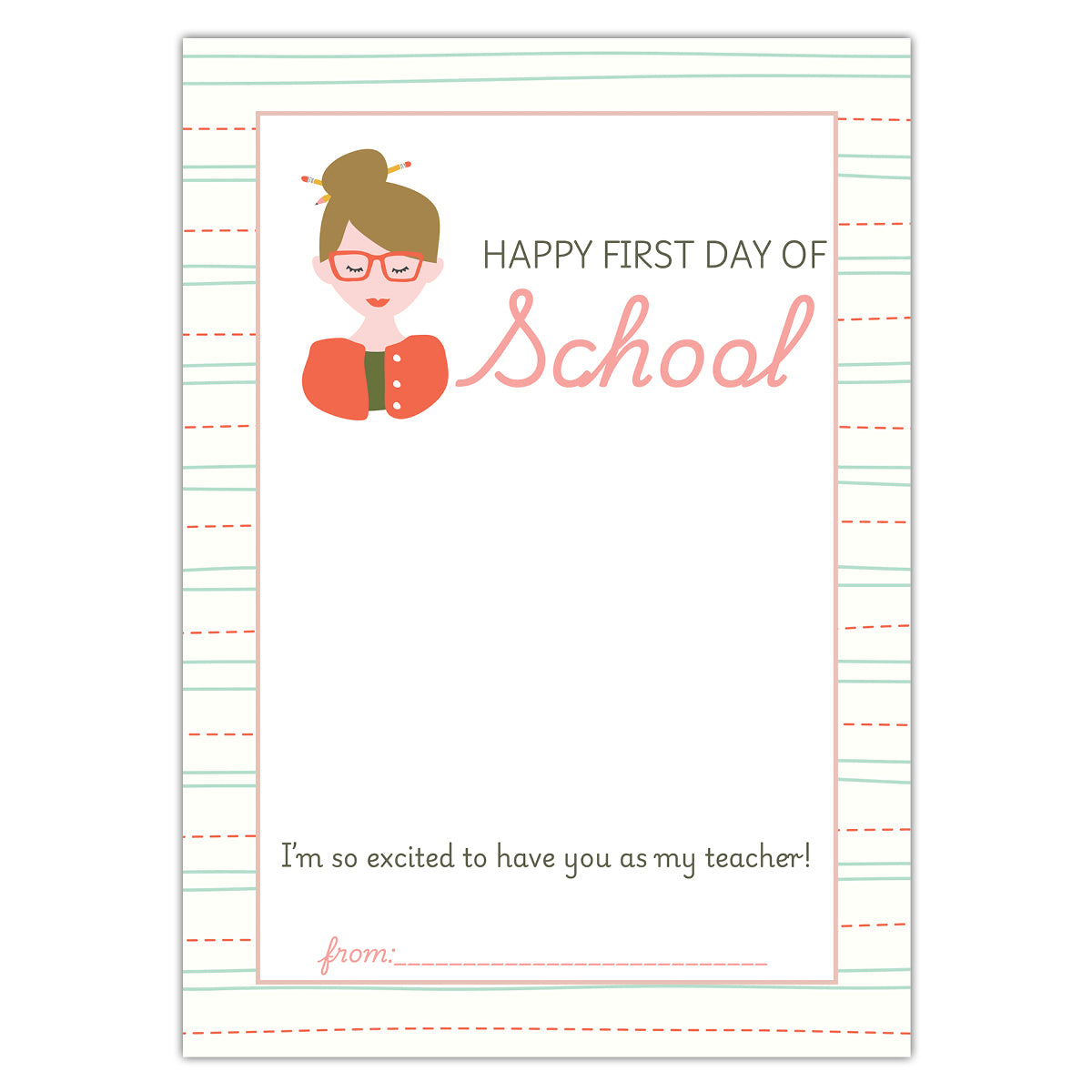 Back to School Gift Card Holder