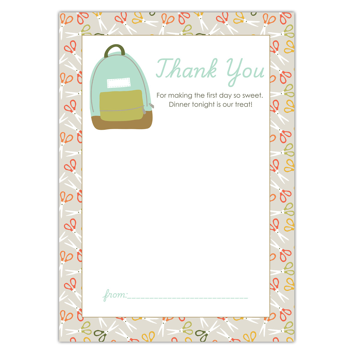 Back to school gift card holder