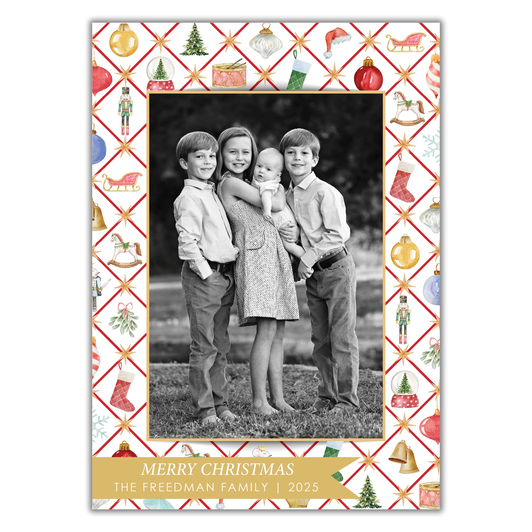 Magical Diamond Christmas Card