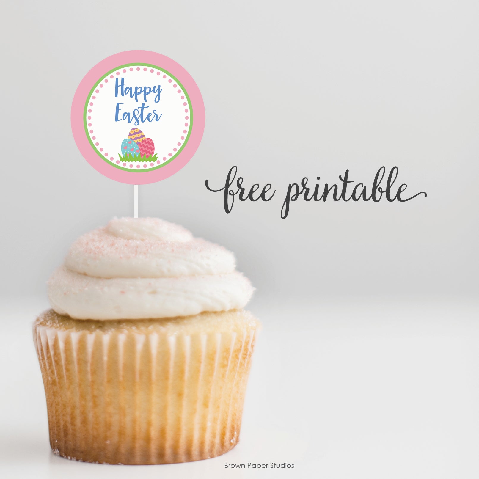 Easter cupcke toppers