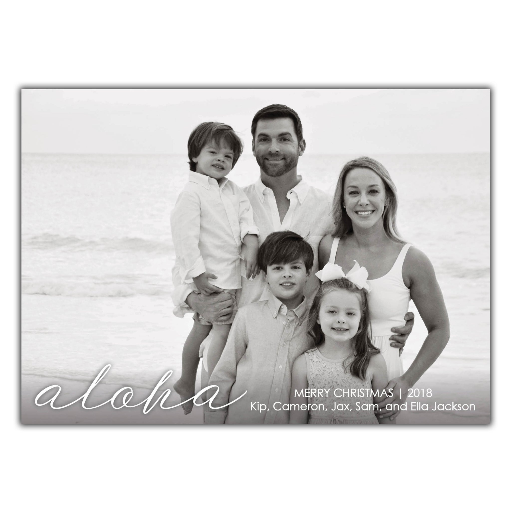 Aloha Christmas Card