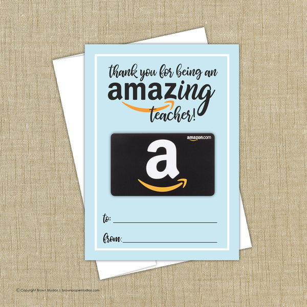 Amazon Teacher Gift Card Holder
