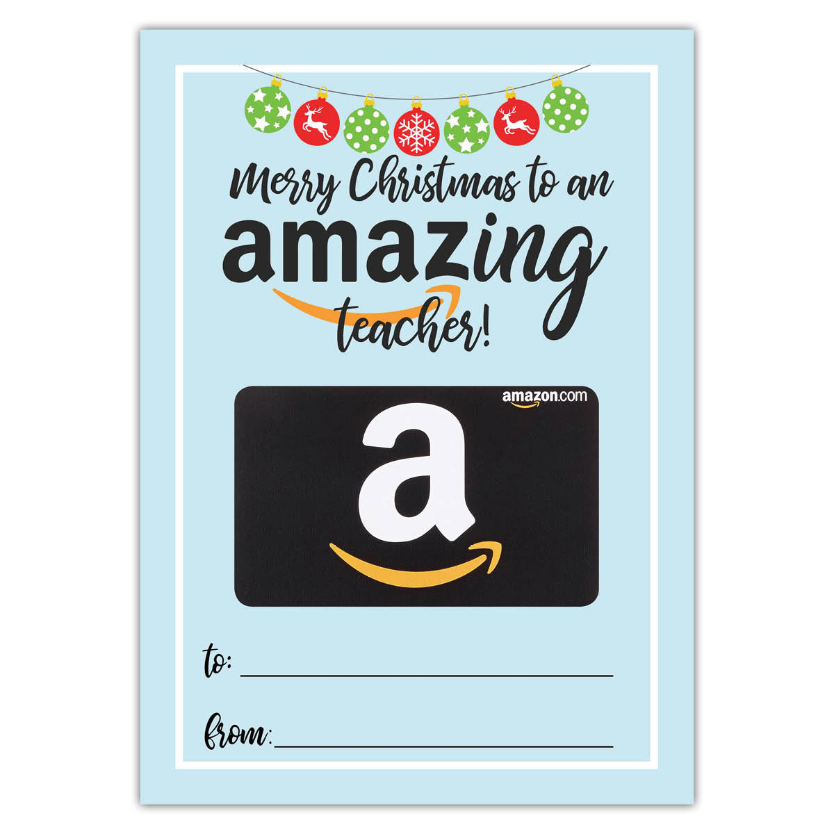 Amazon Christmas Gift Card Holder