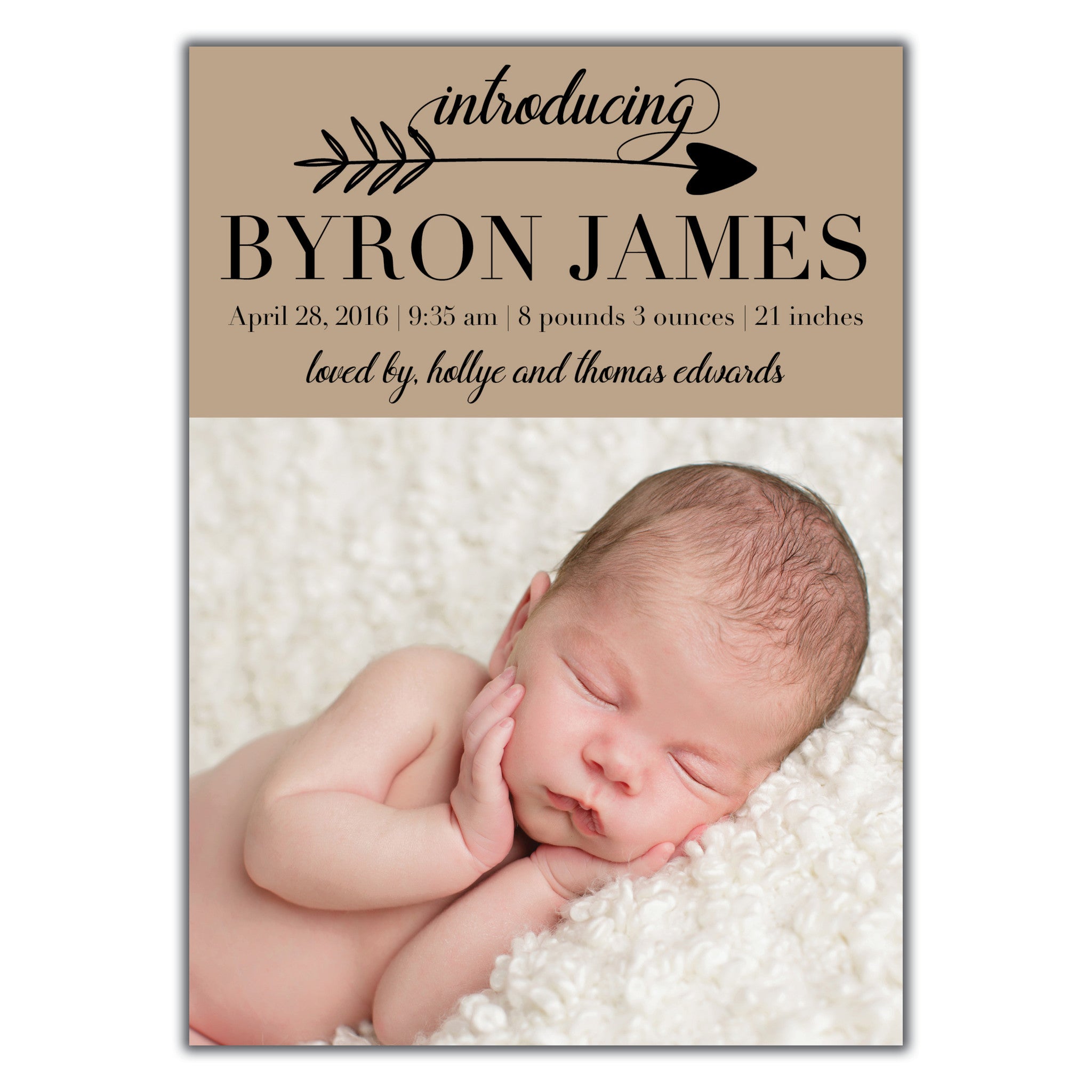 Arrow Birth Announcement