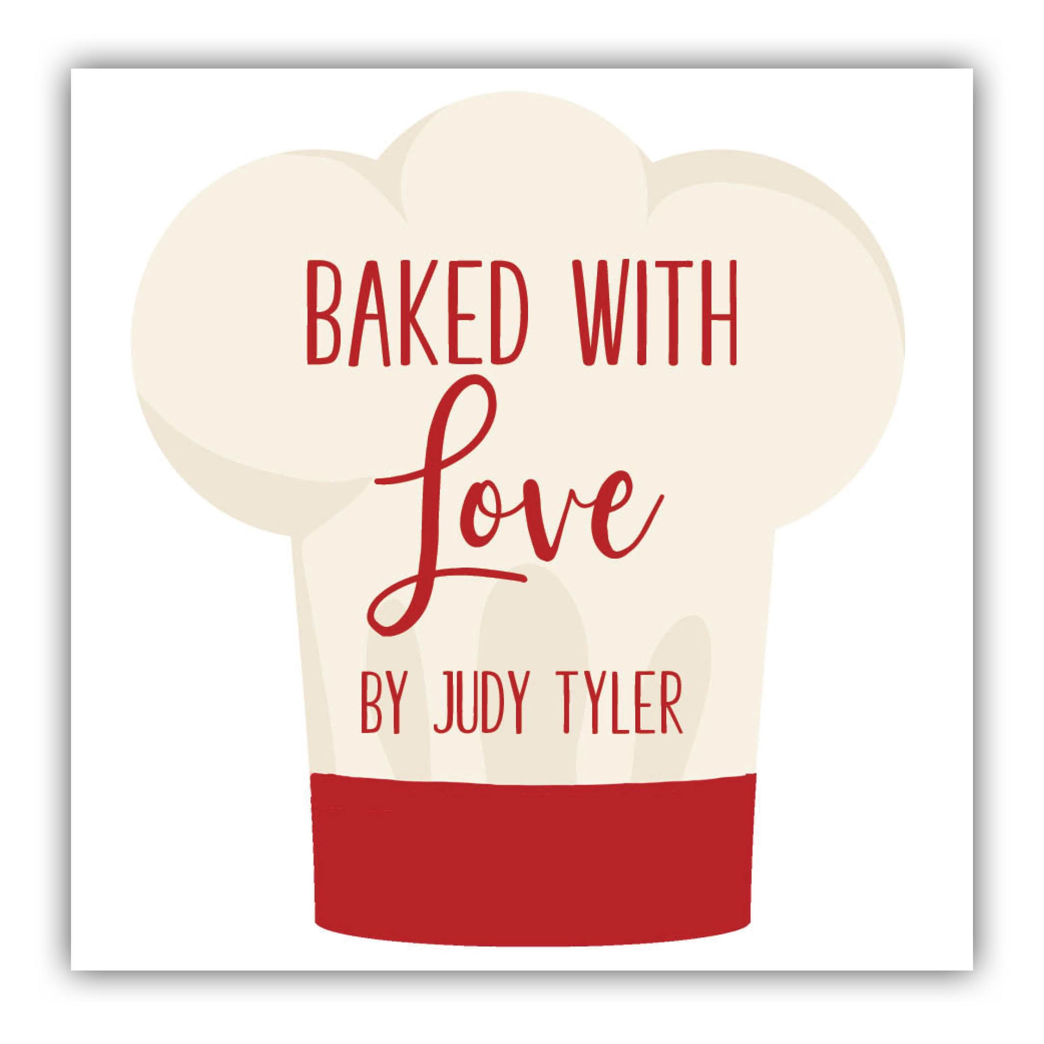 Christmas Baking Sticker