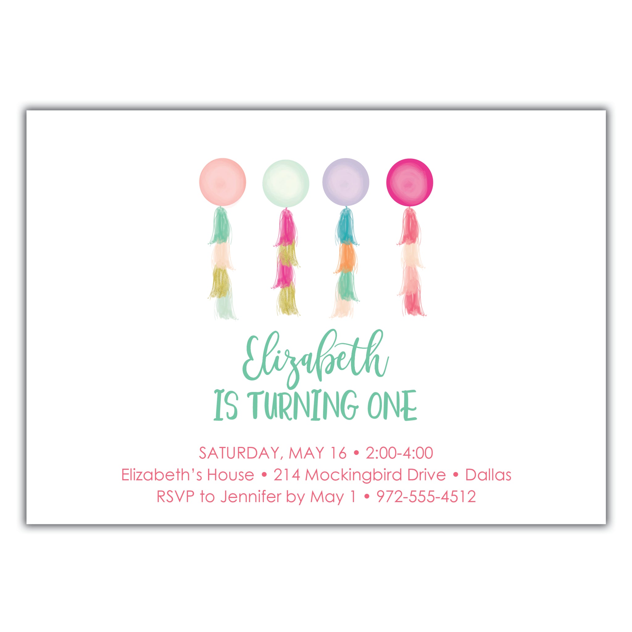 Balloon First Birthday