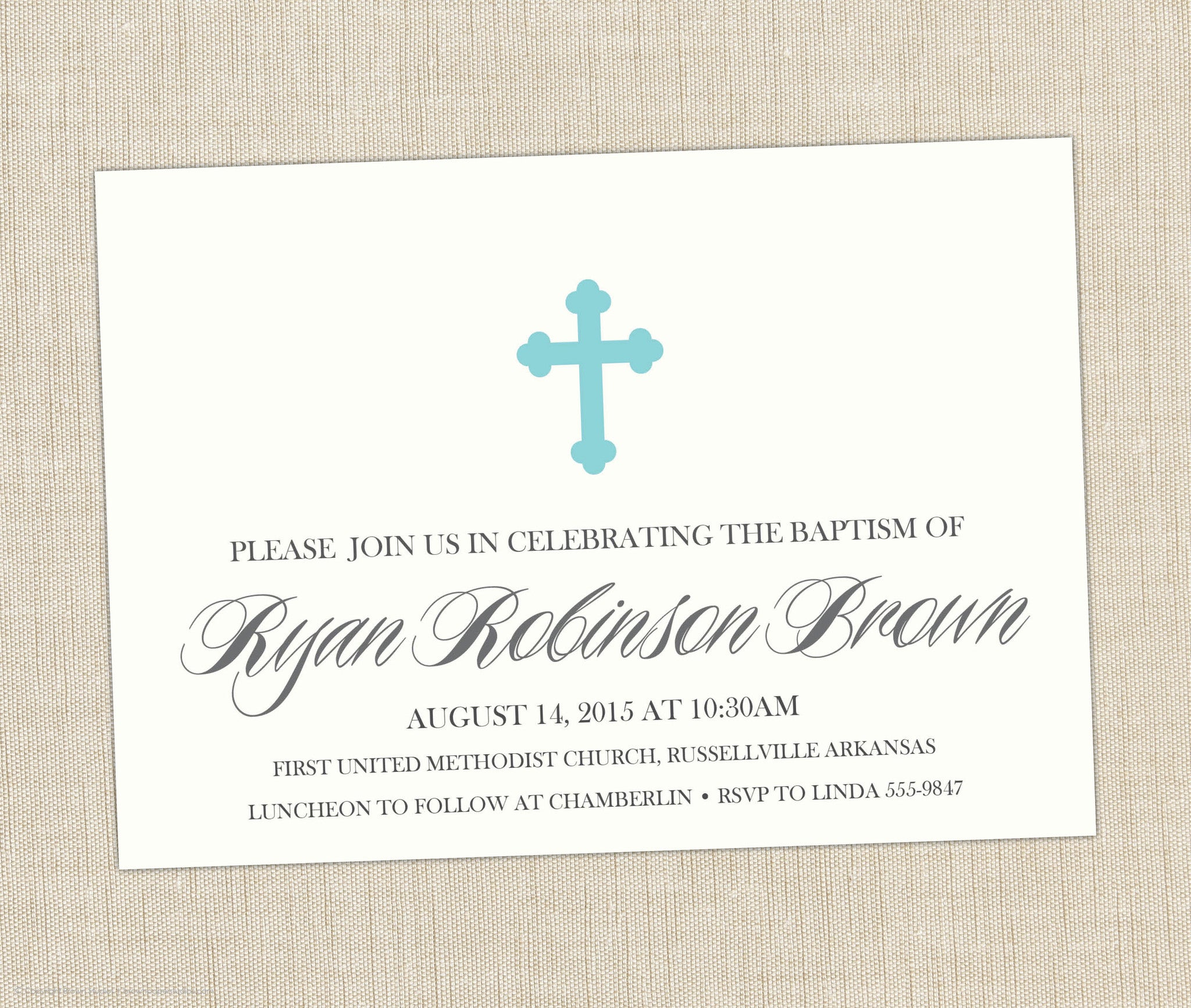 Baptism Invitation