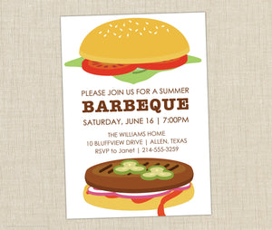 Summer Barbecue Invitation