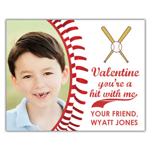 Baseball School Valentine