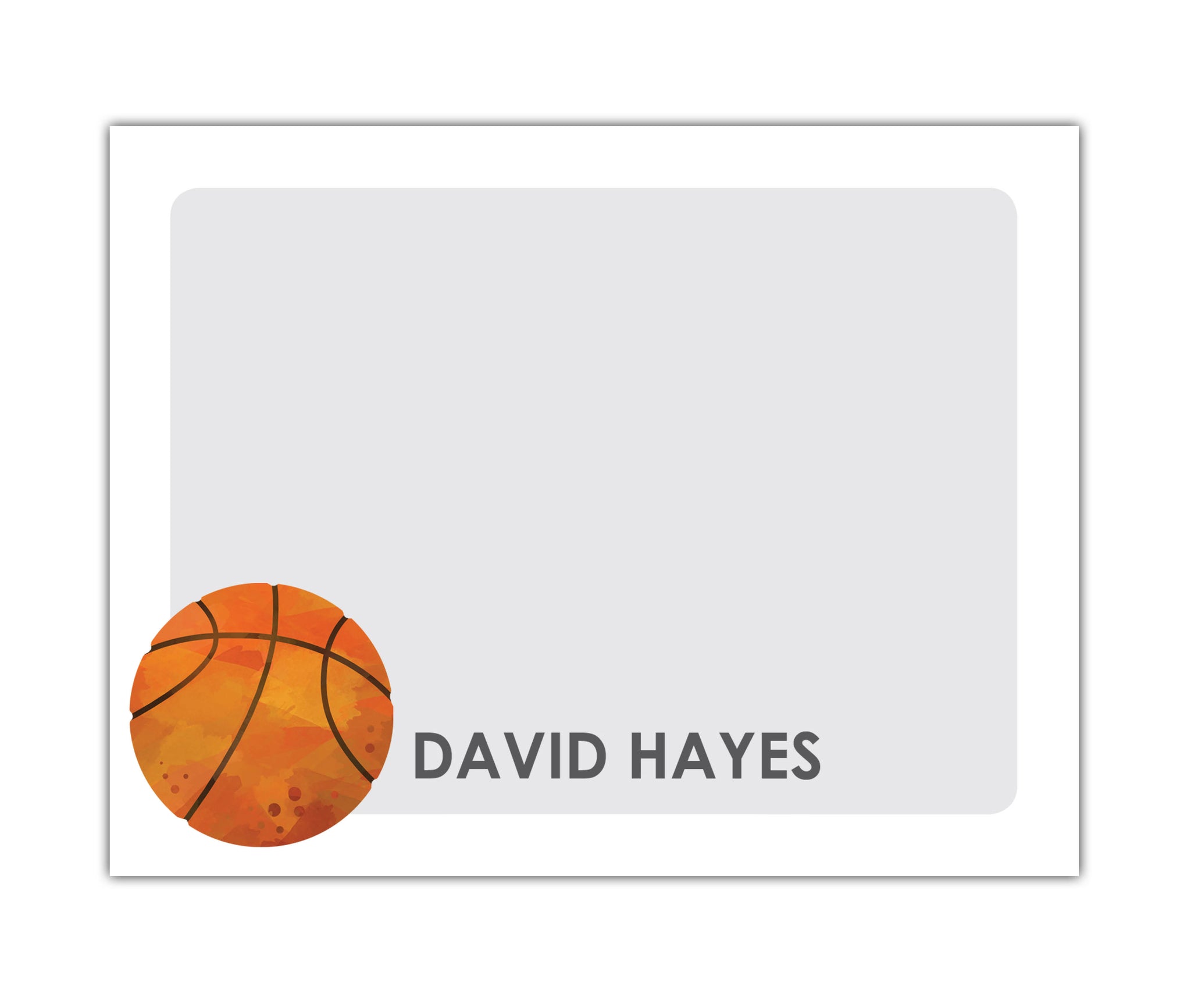 Basketball Stationery