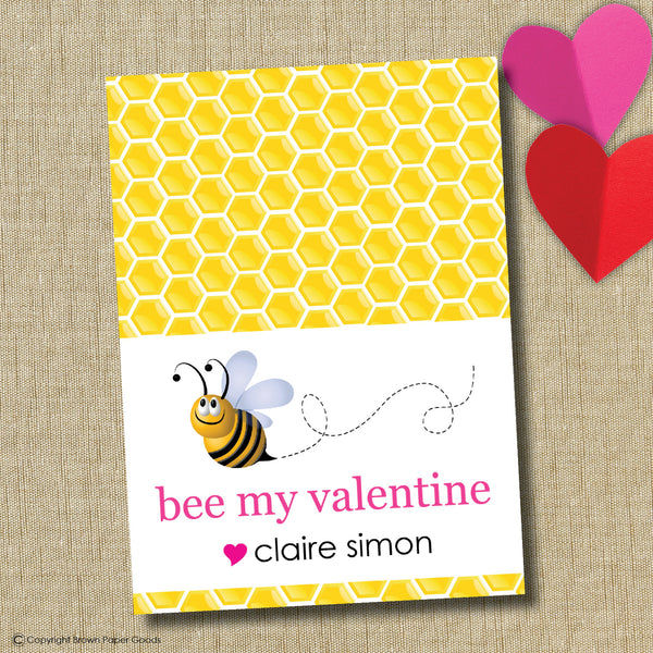 Bee Valentine Instant Download