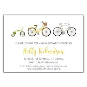 Bicycle Baby Shower