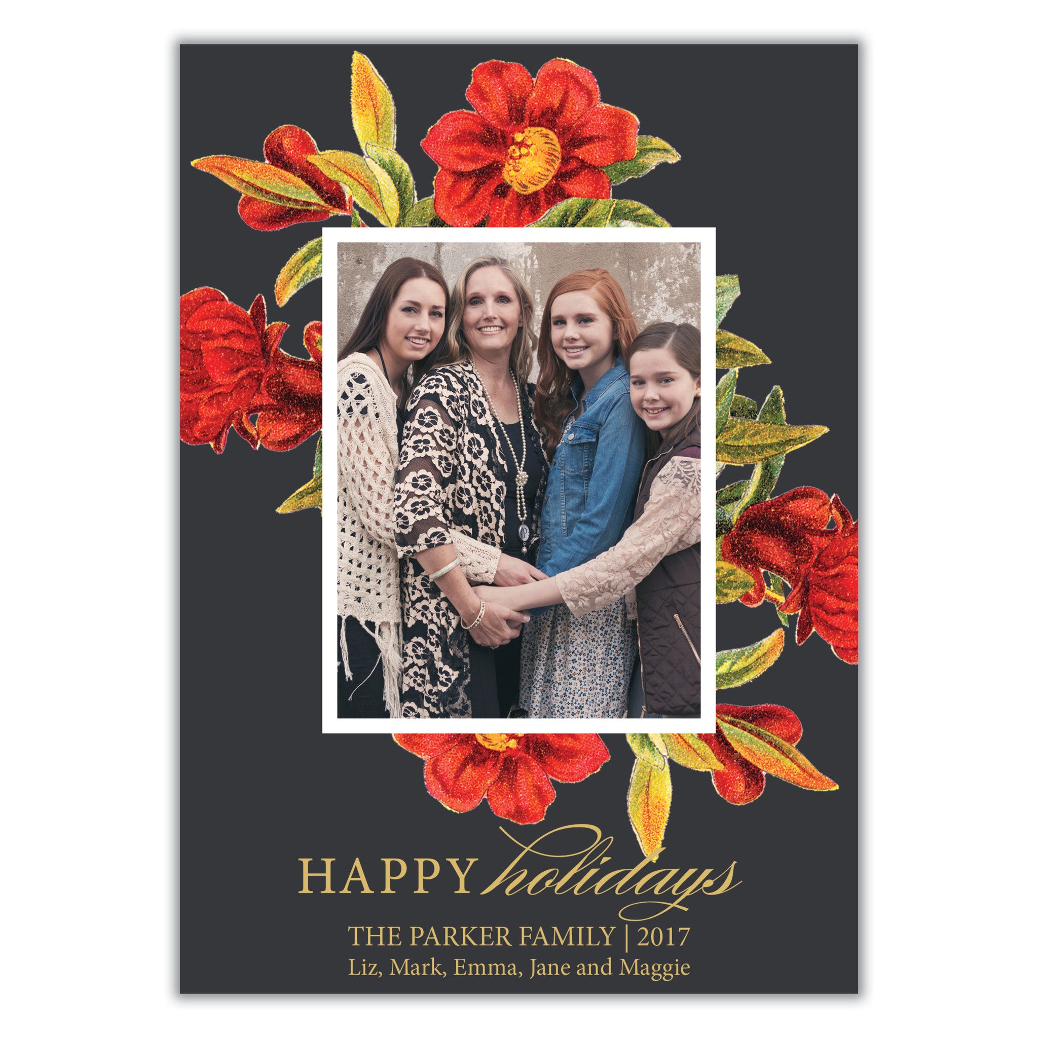 Bold Floral Christmas