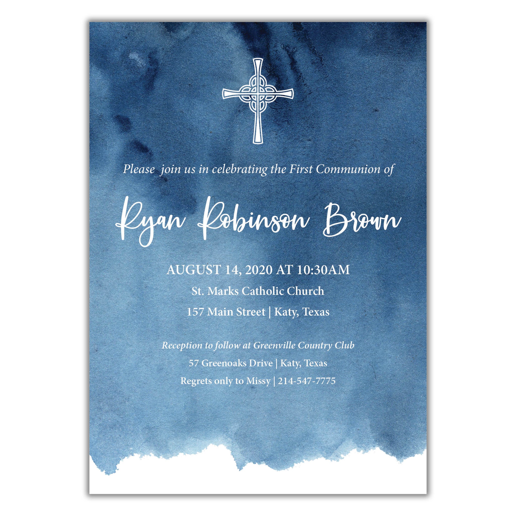 First Communion Invitation