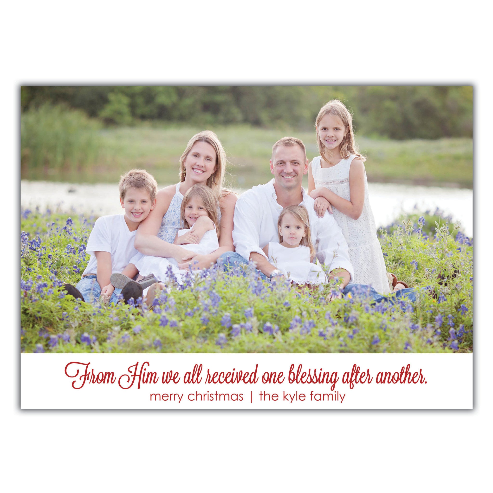 Christian Photo Christmas Card