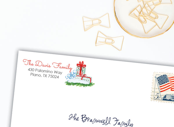Christmas Gift Address Labels