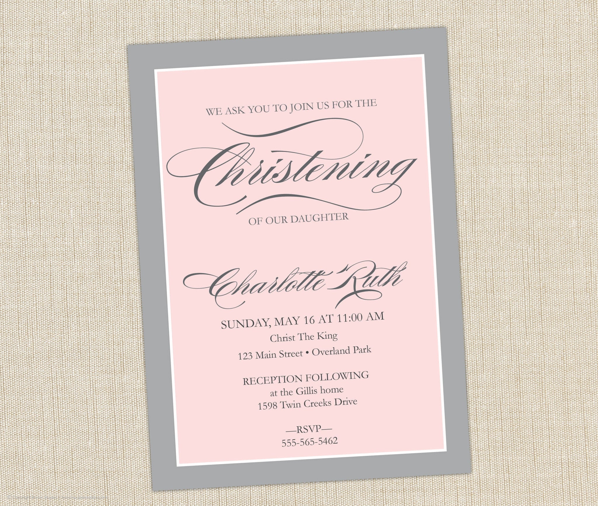 Baptism Invitation