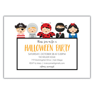 Costume Party Invitation