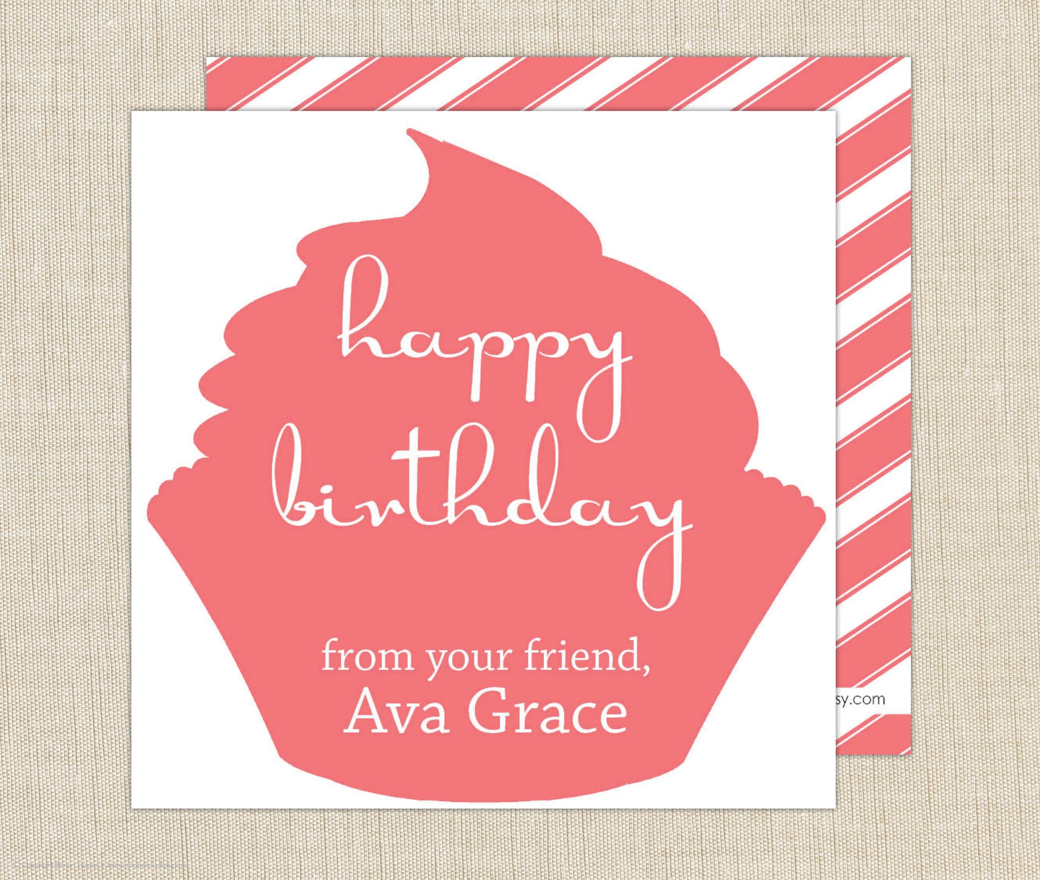 Girl Gift Enclosure Cards