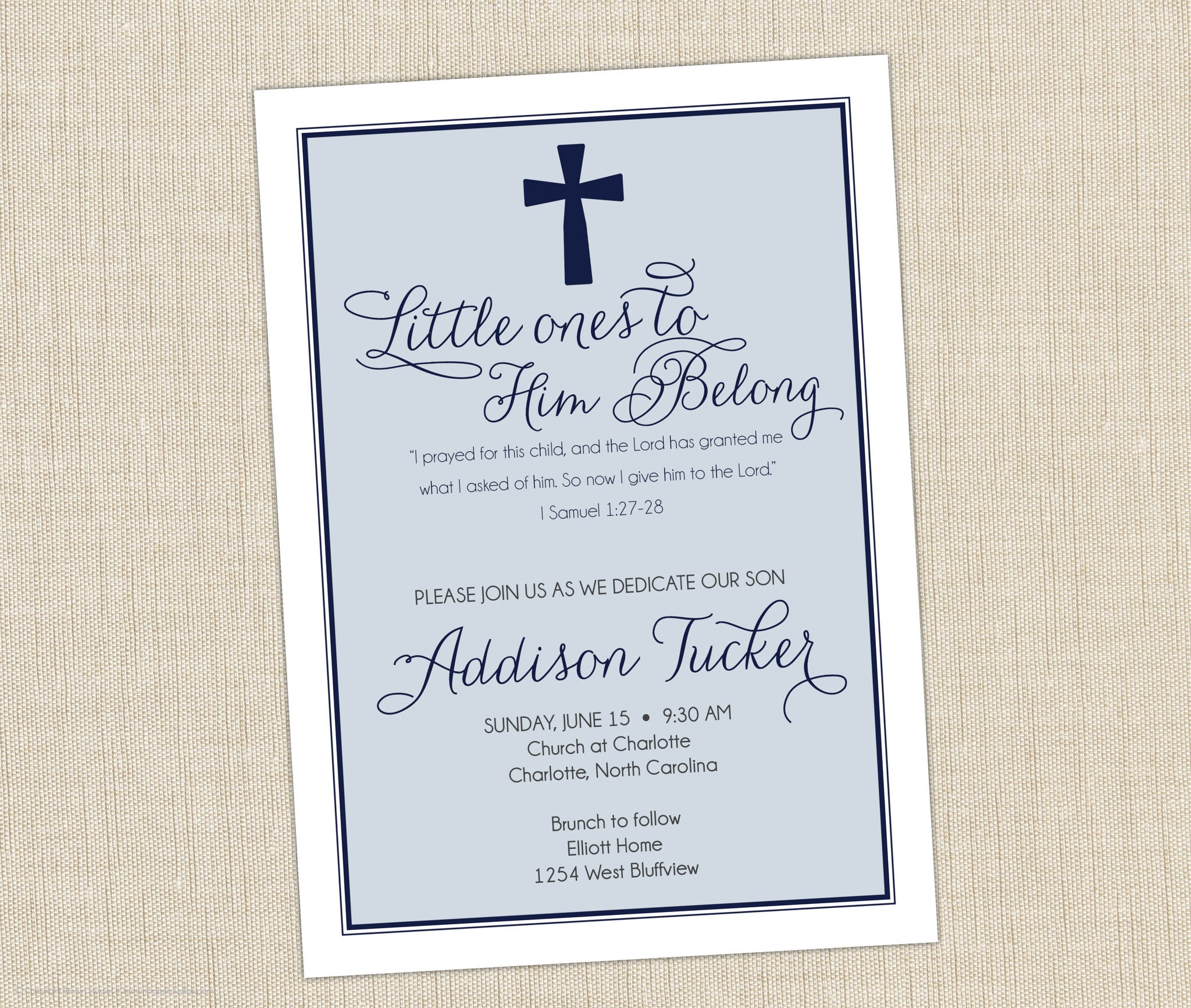 Dedication Invitation