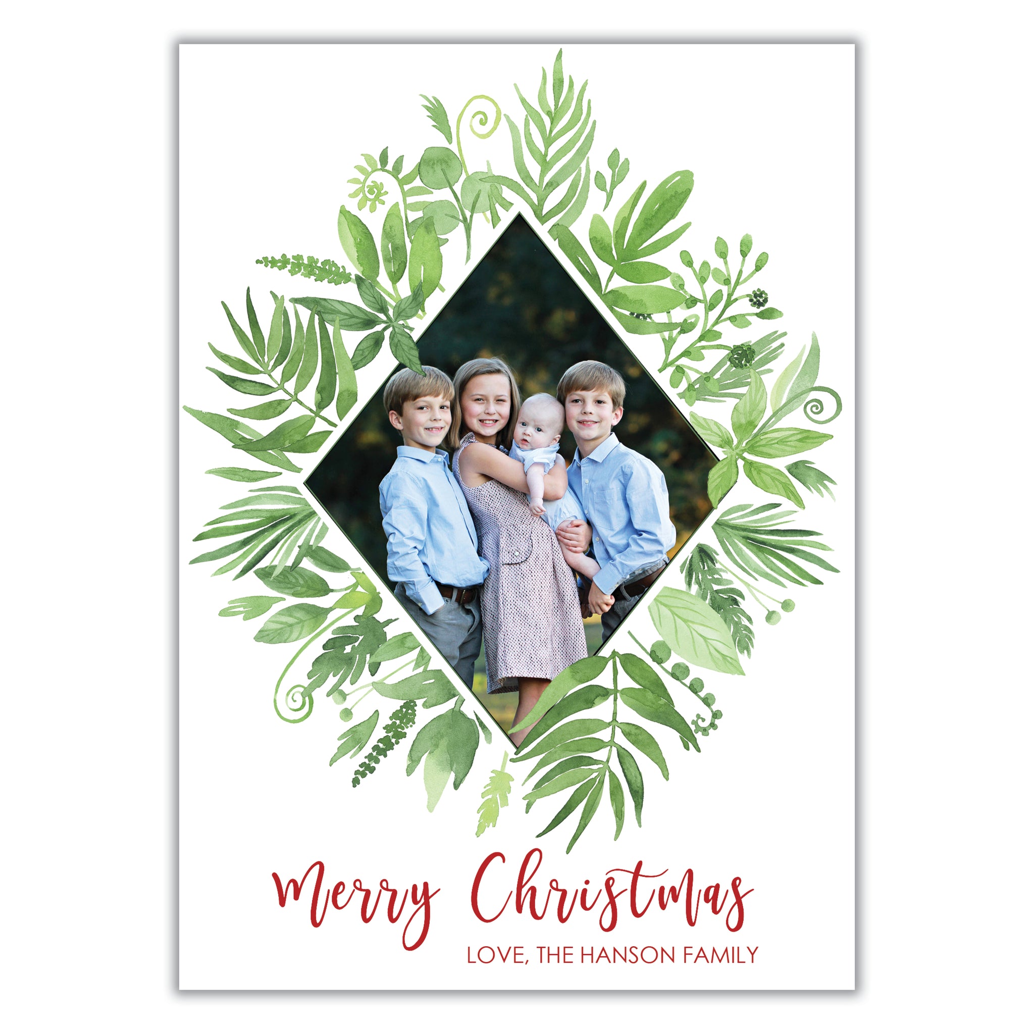 Watercolor Diamond Floral