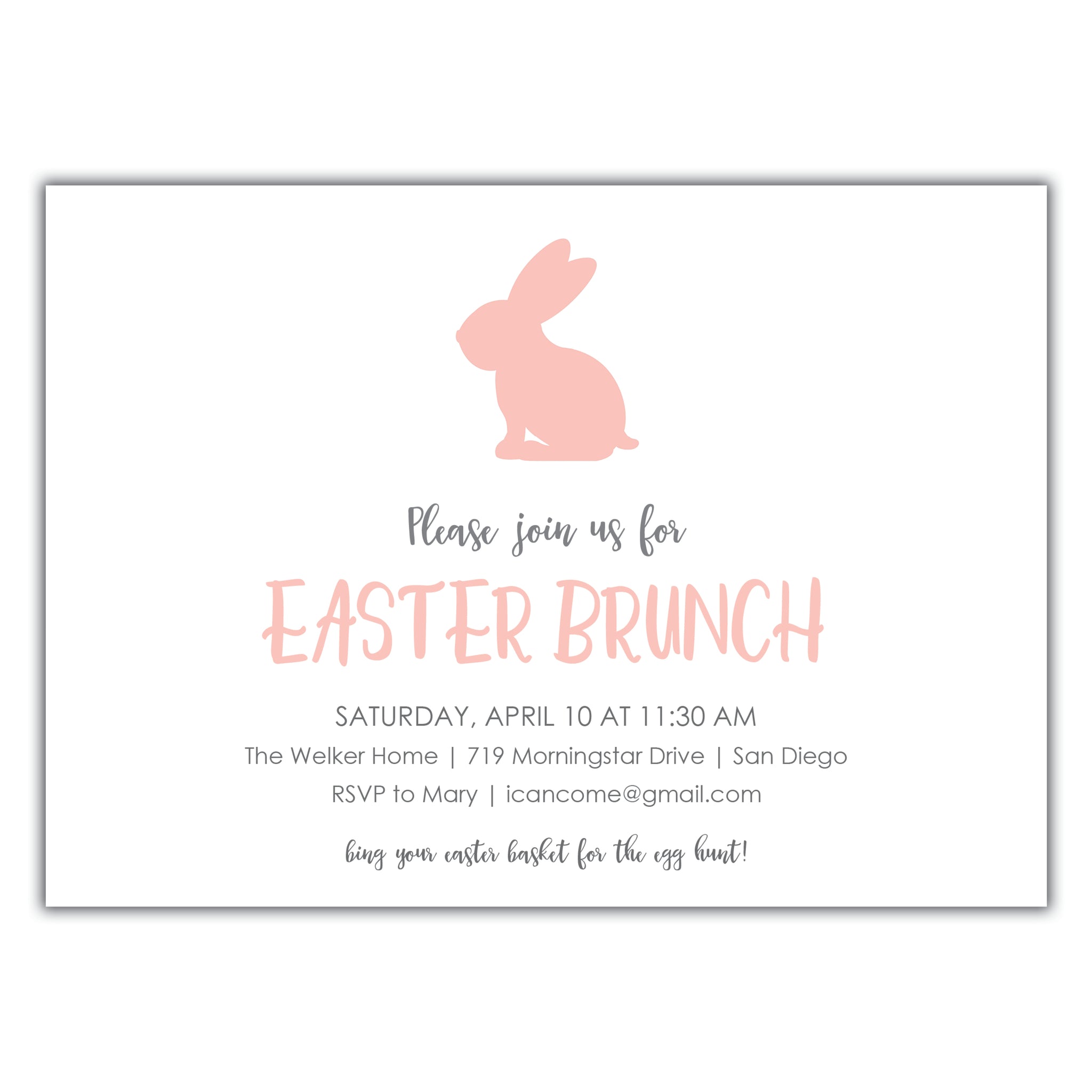 Easter Brunch Invitation