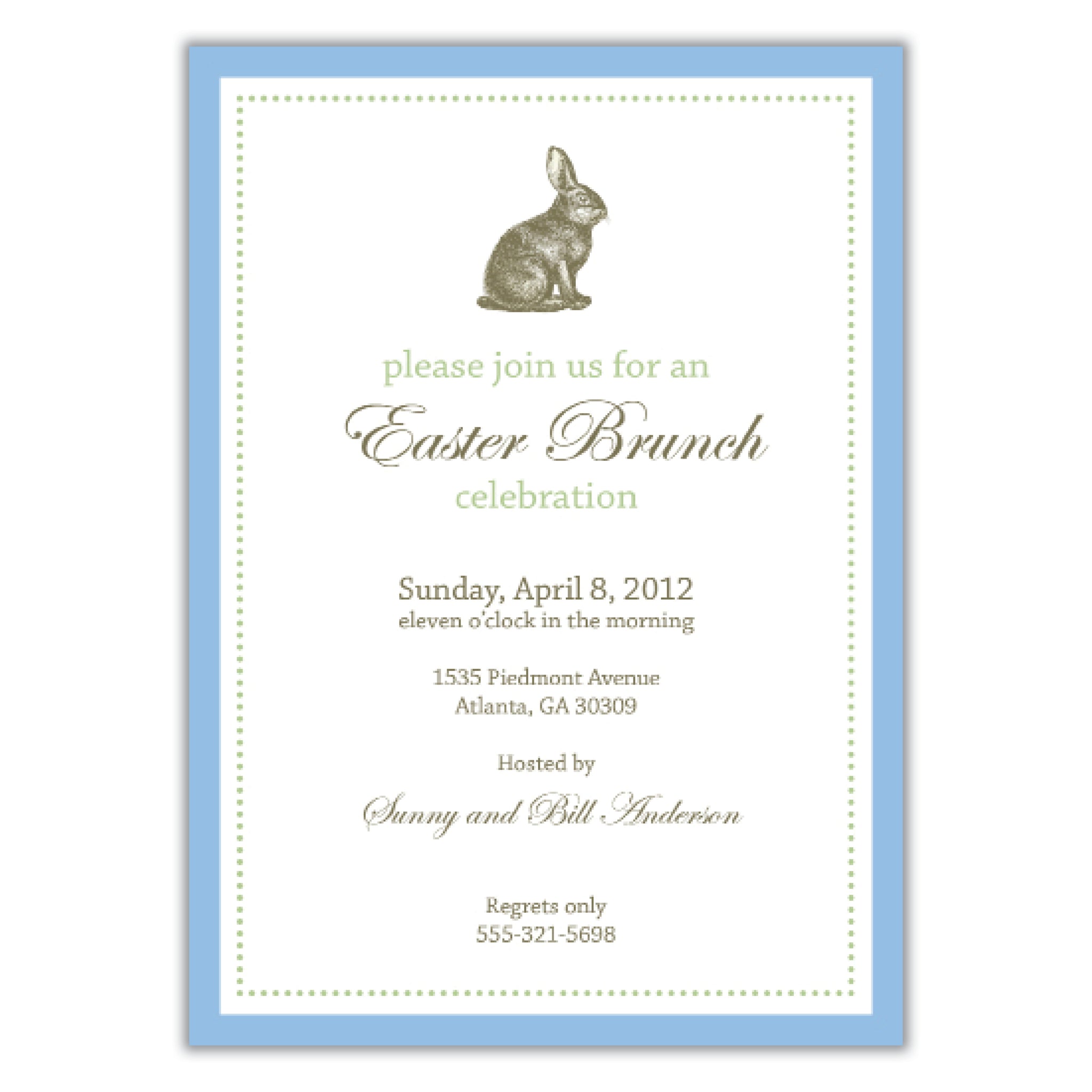 Easter Brunch Invitation