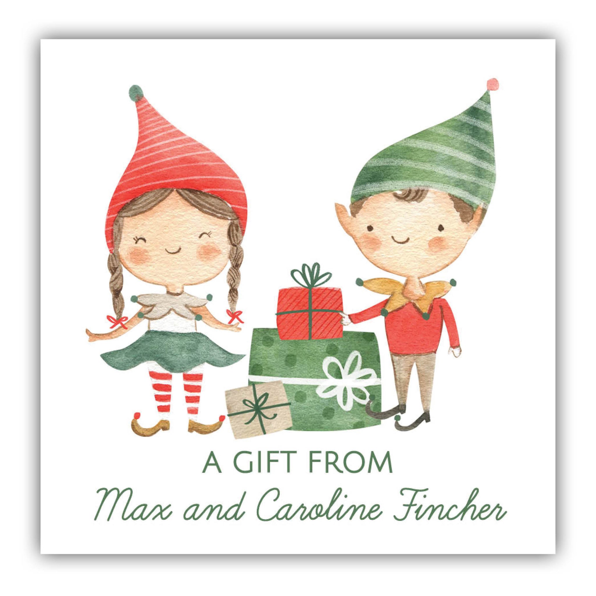 Elf Gift Labels