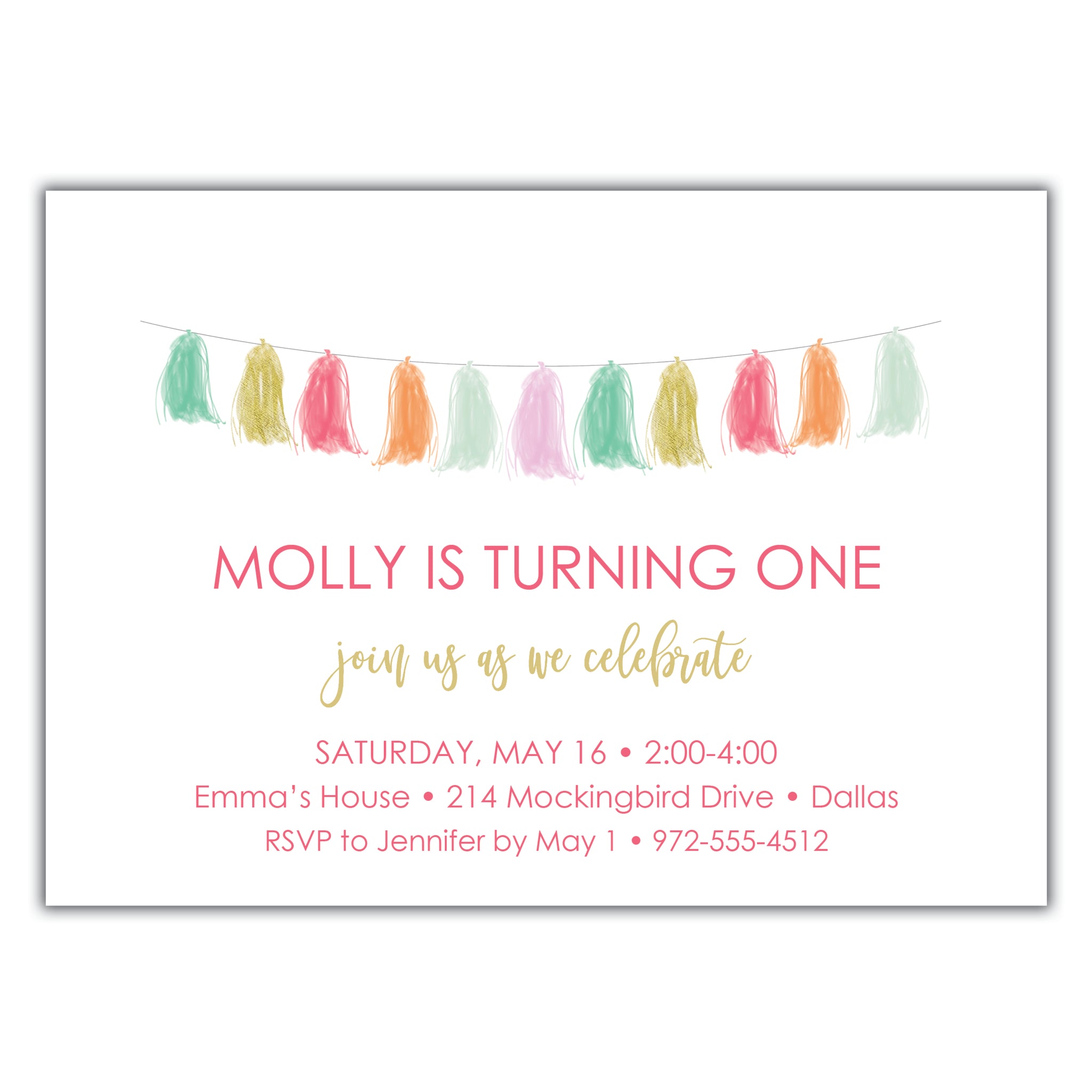 Colorful First Birthday