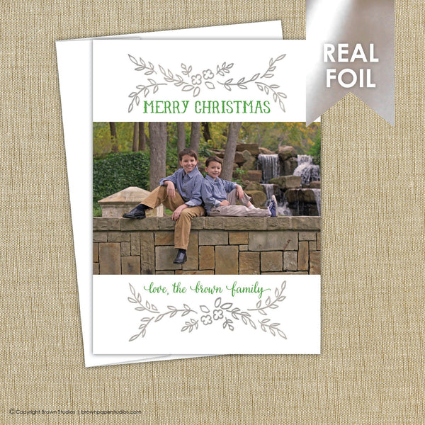 Foil Christmas Cards