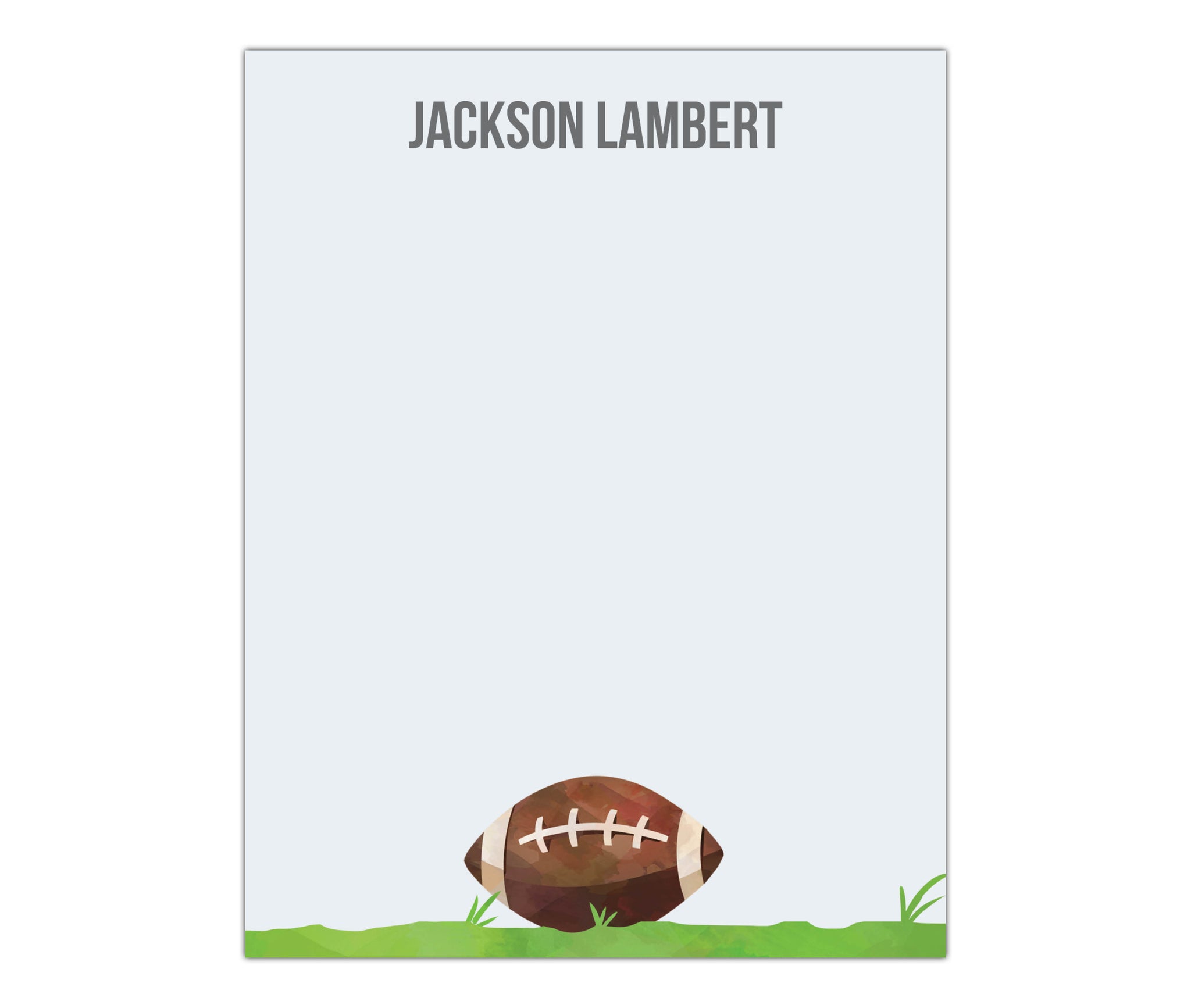 Football Stationery