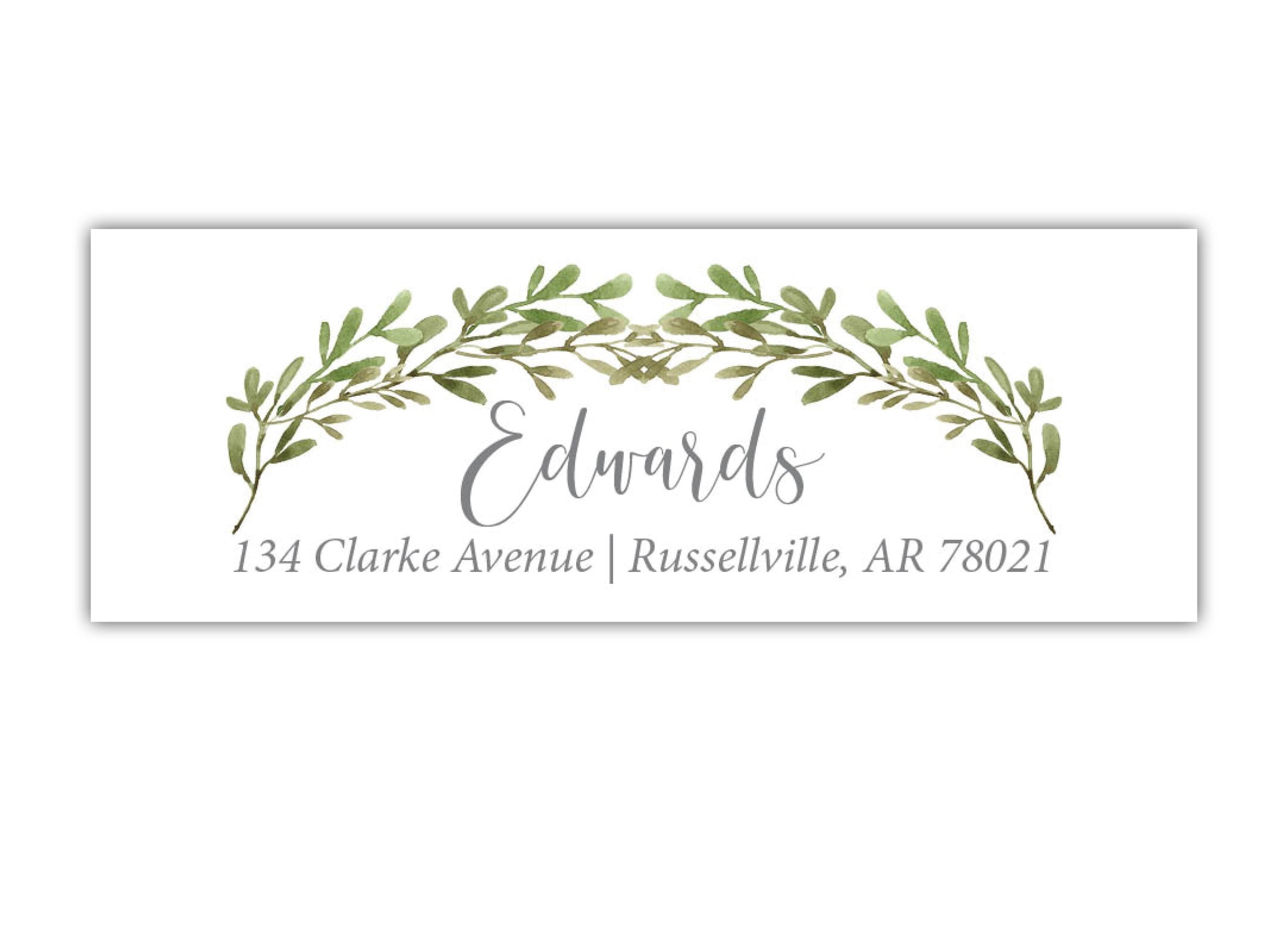 Christmas Greenery Labels