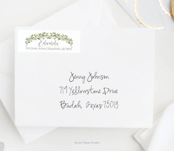 Christmas Greenery Labels
