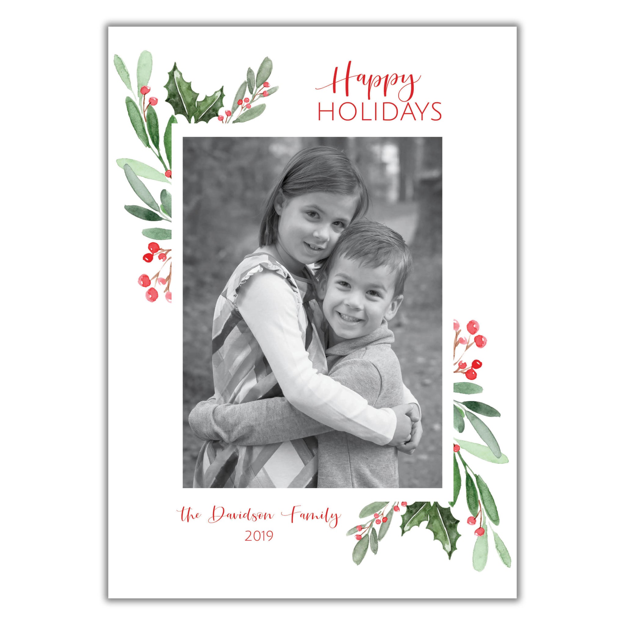 Festive Watercolor Floral