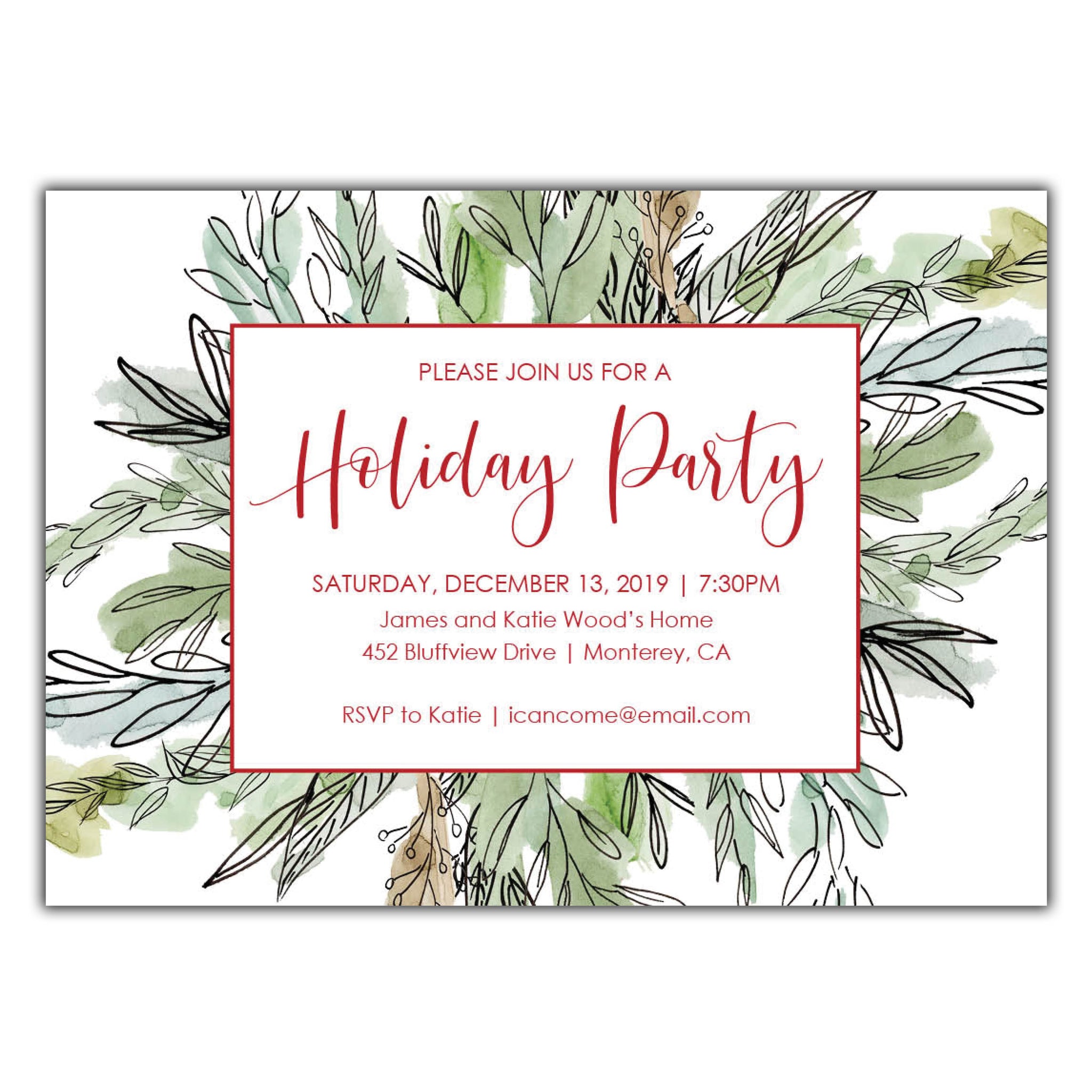 Christmas Party Invitation