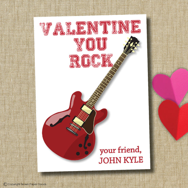 You Rock Valentine. Instant Download