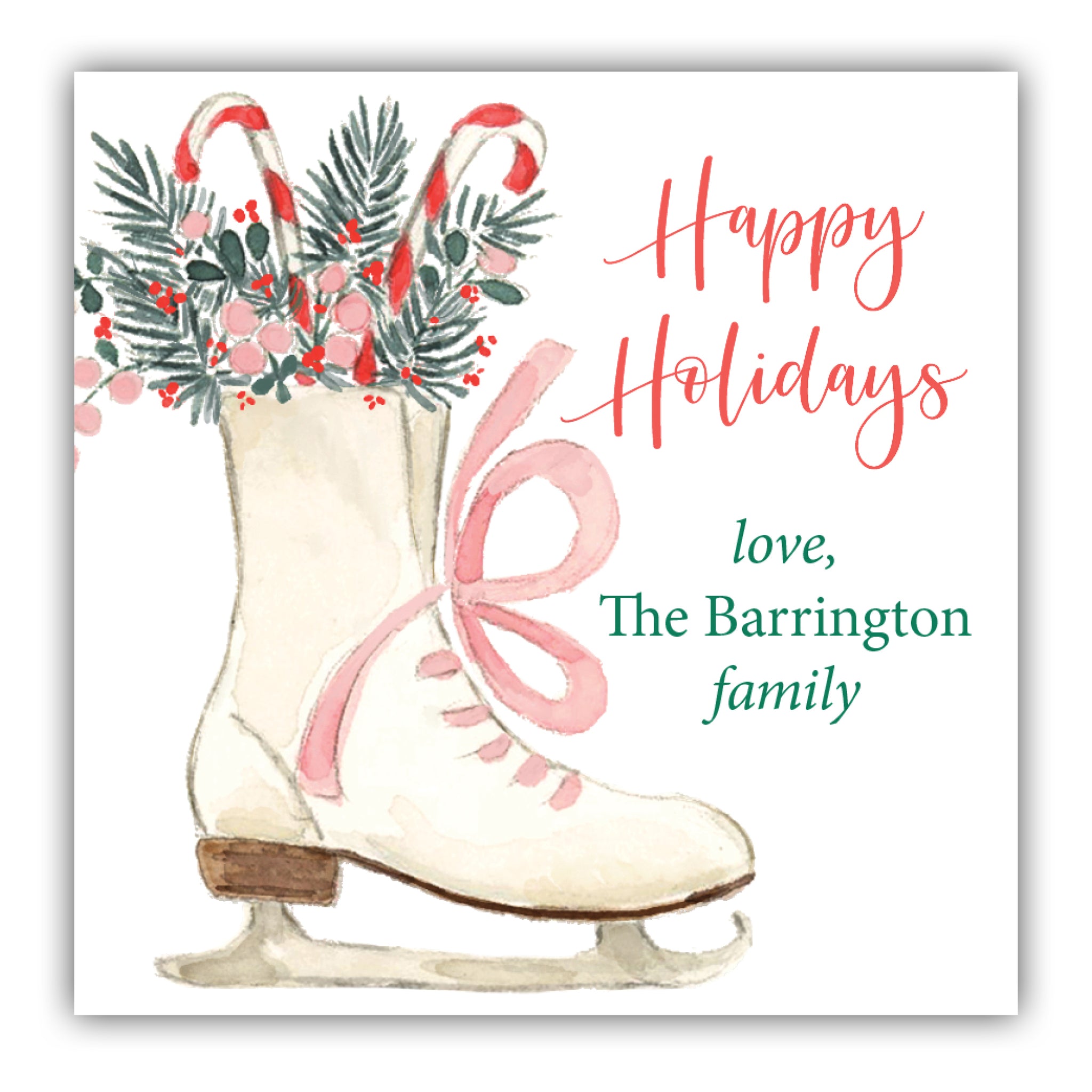 Happy Holidays Label